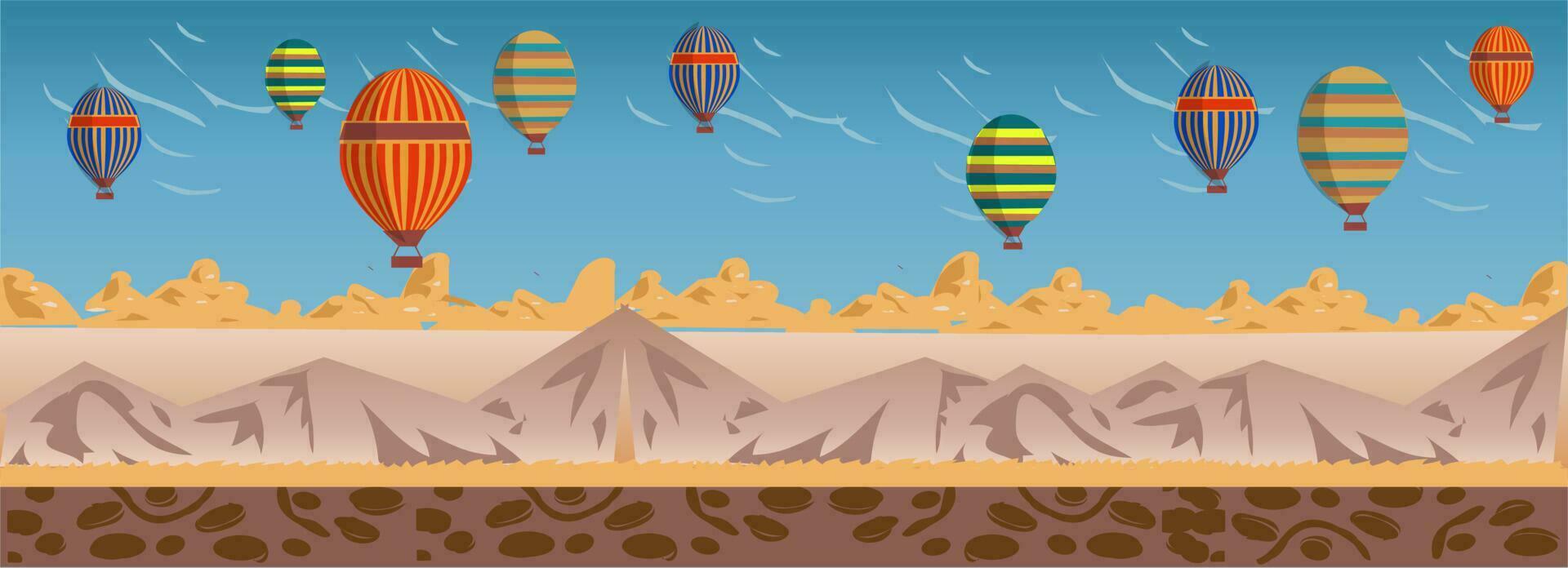 Cappadocia Game Background vector