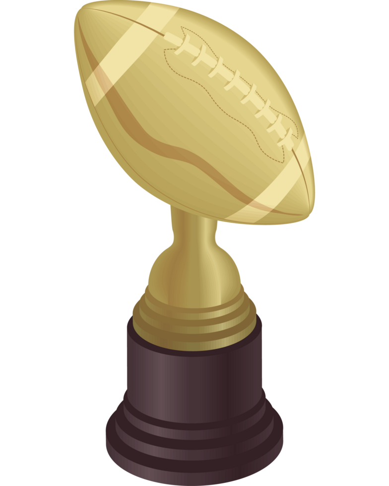 trofeo di football americano png