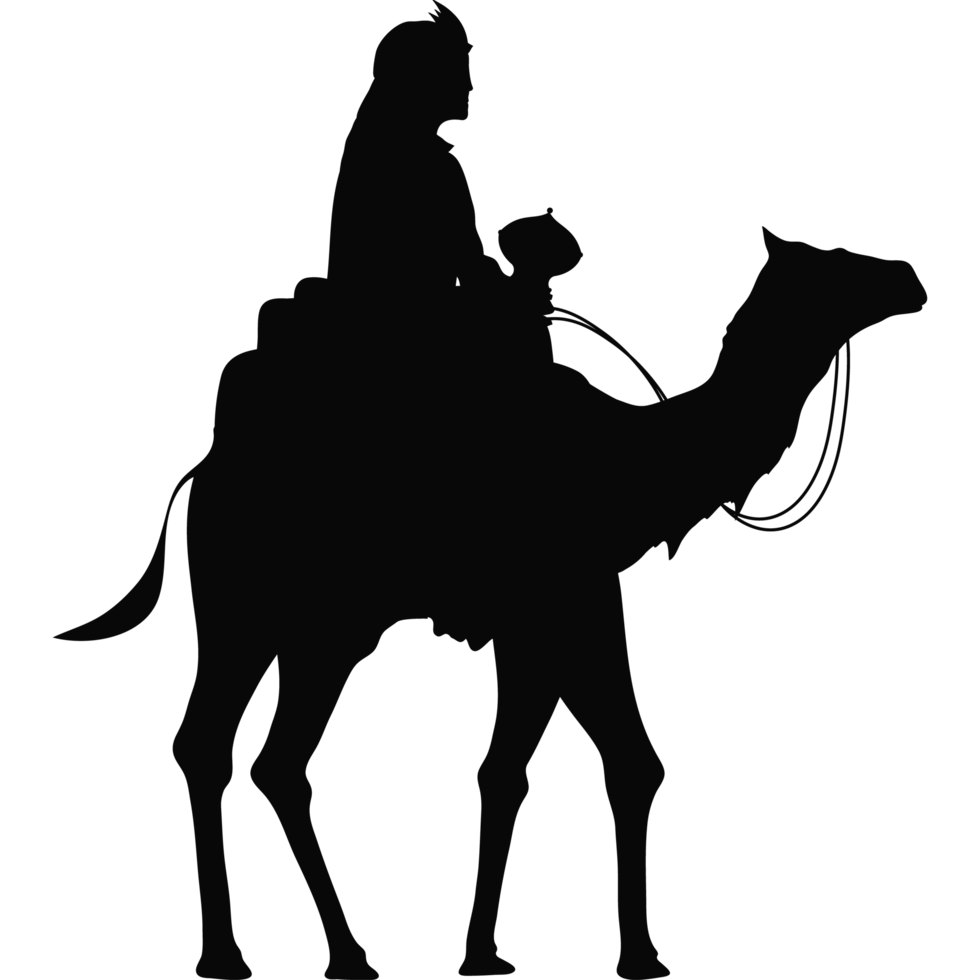 wise men balthazar in camel png