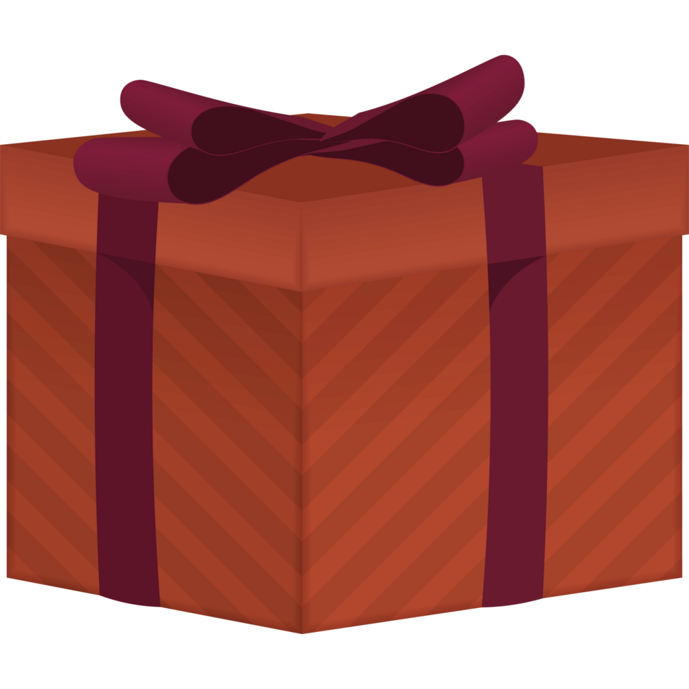 red gift box present 24098385 PNG