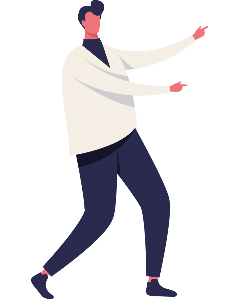 elegant man dancing png