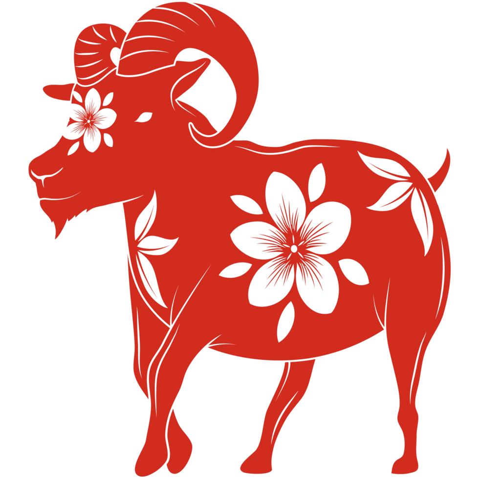 chèvre animal du zodiaque chinois png