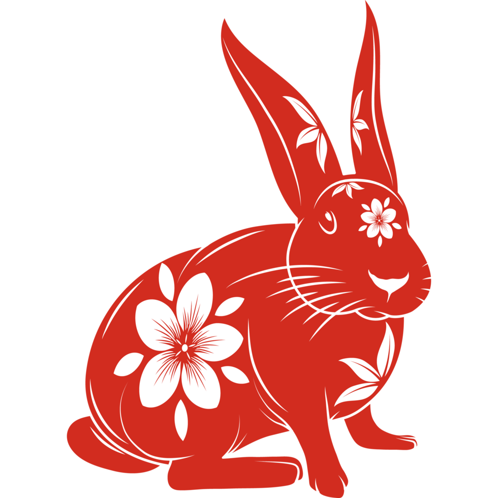 rabbit chinese zodiac animal png