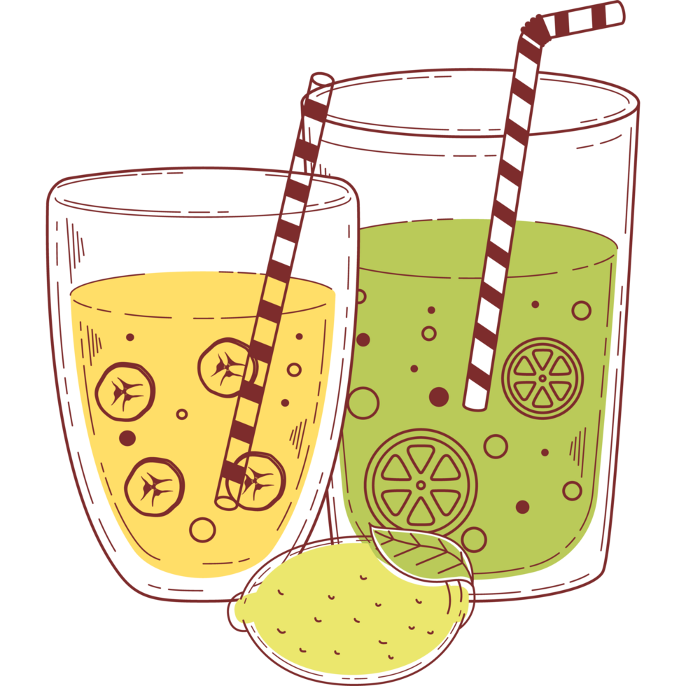 bananas and lemons detox png