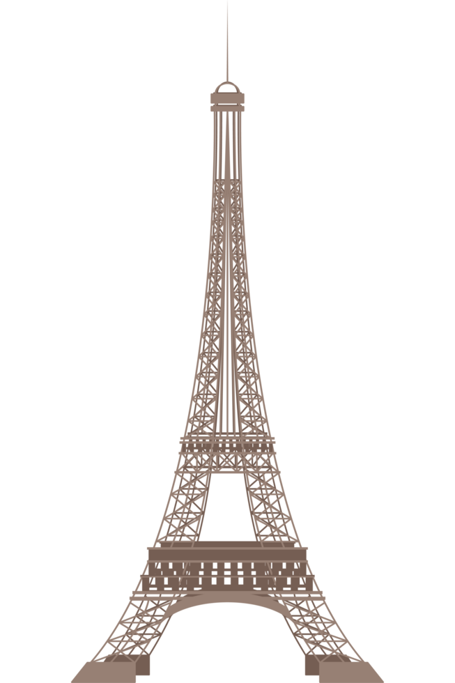 marco famoso da torre eiffel png