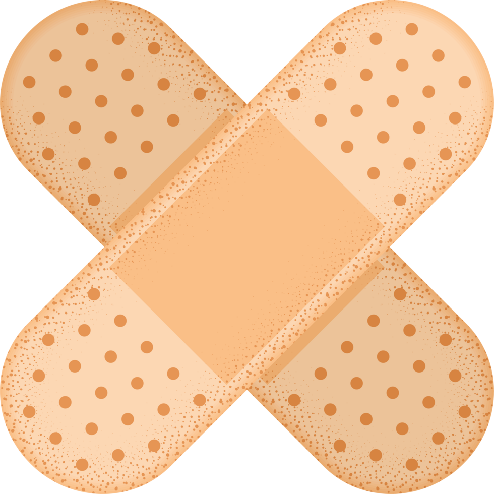 guérir les bandages croisés png