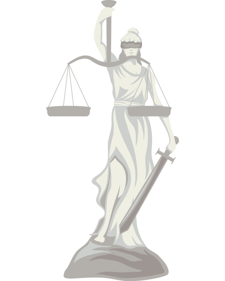 justice female statue png