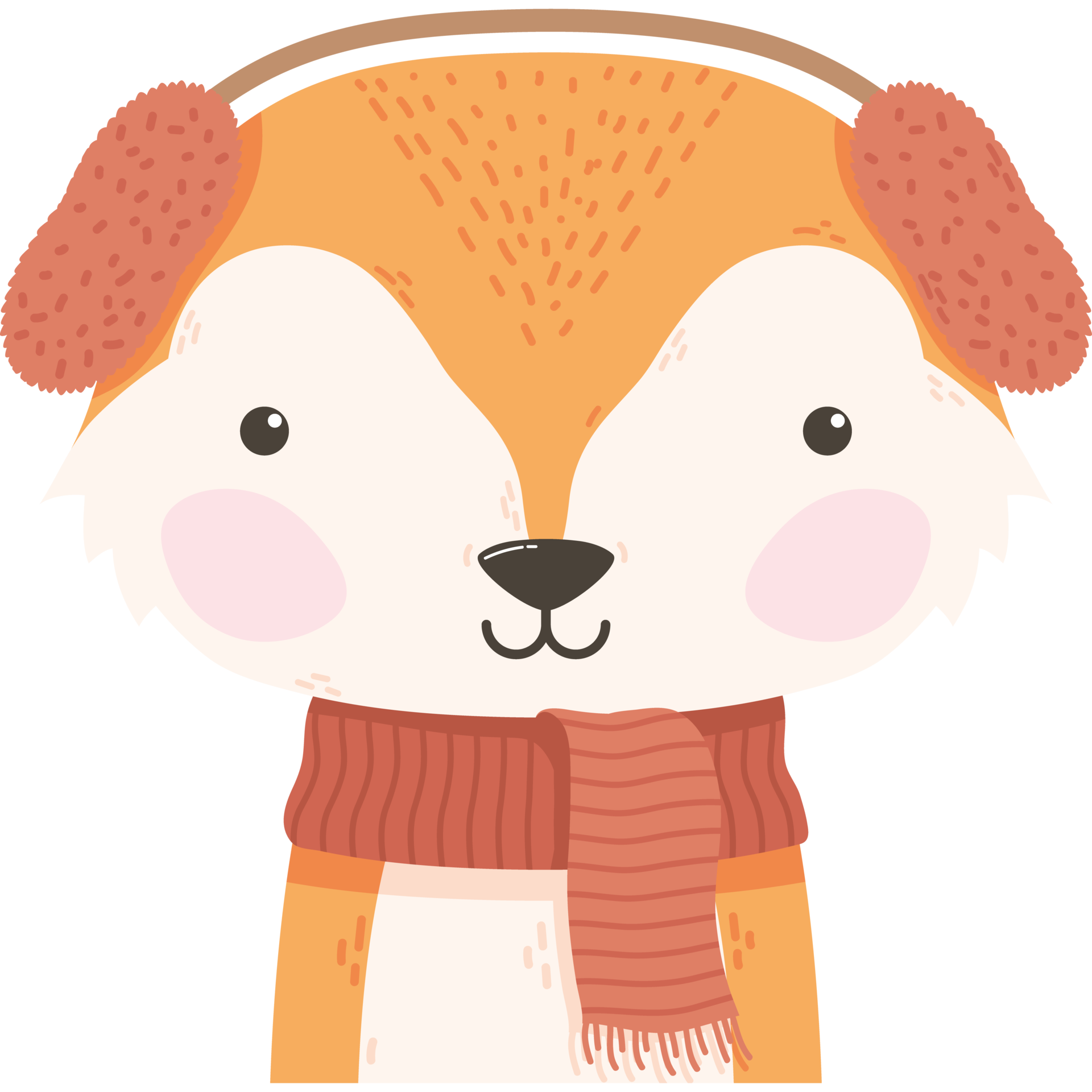 Cute Fox Winter Animal 24098643 PNG cute-rabbit-winter-animal-24098709-png