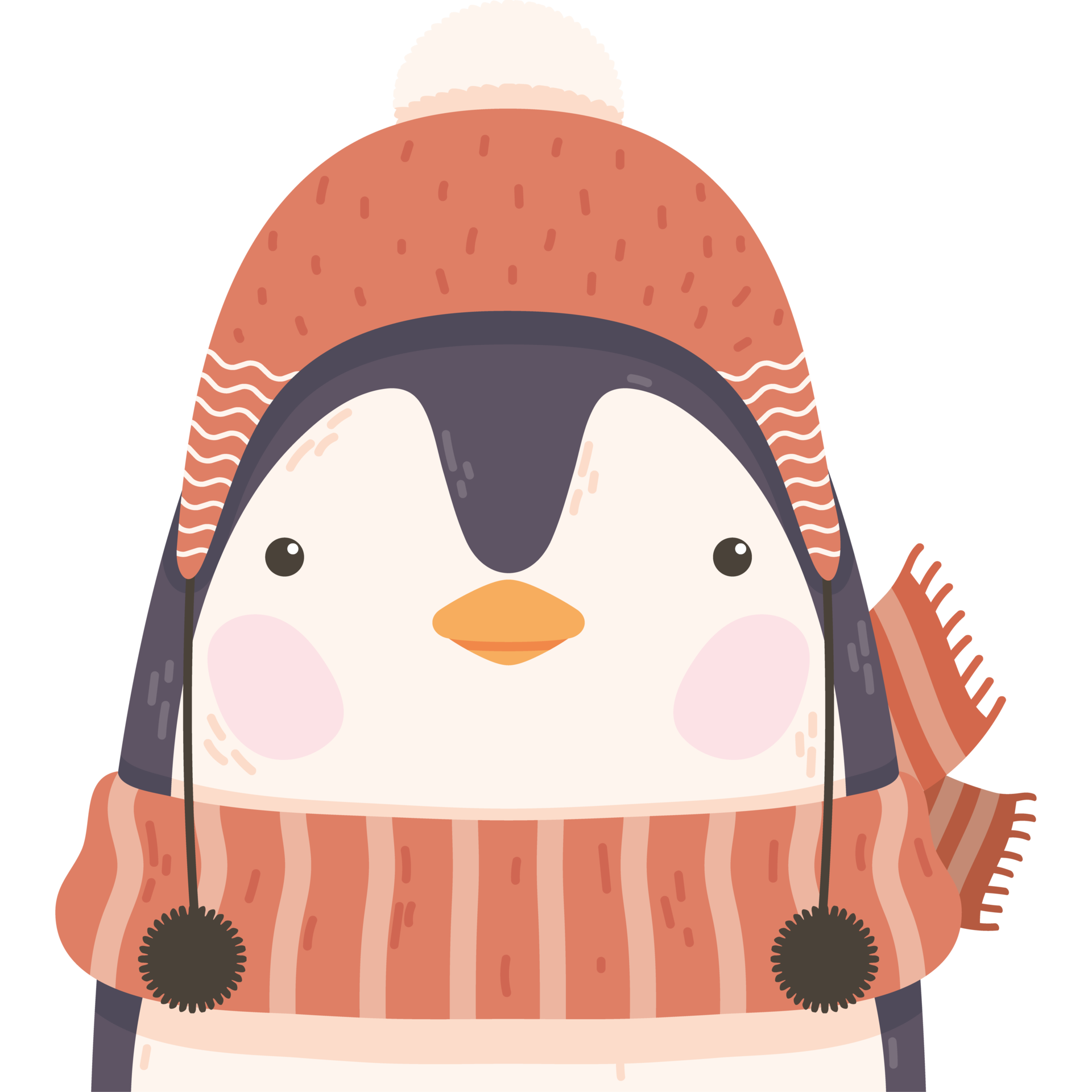 cute-penguin-winter-animal-24098657-png