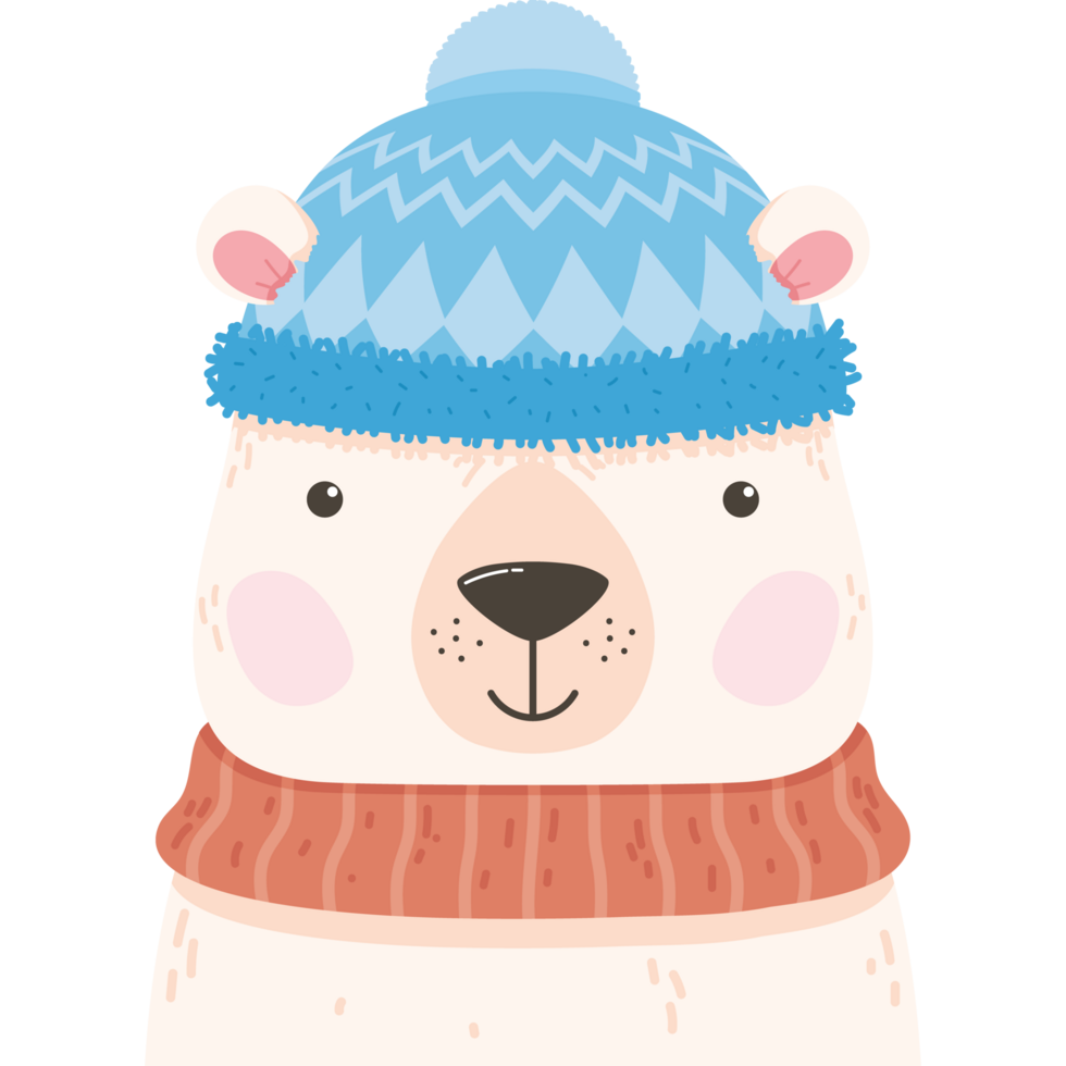 polar bear winter animal png