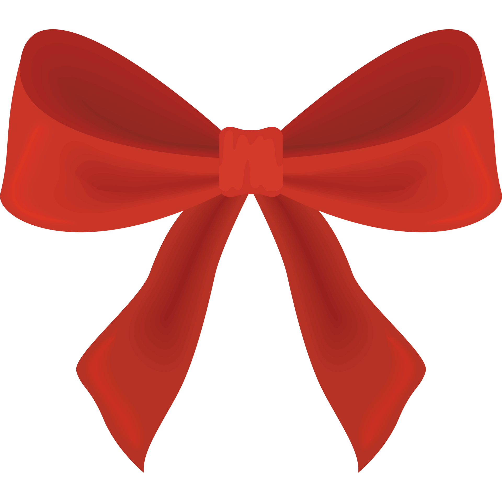 red ribbon bow decoration 24098699 PNG