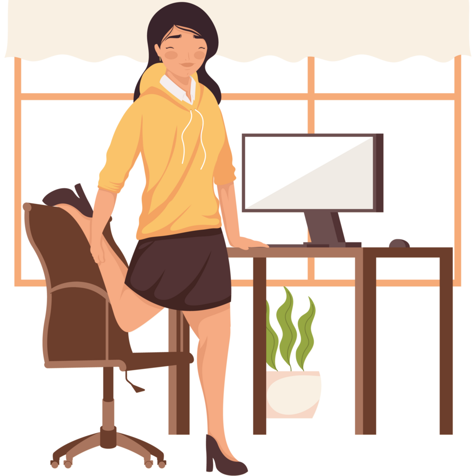 businesswoman in office png