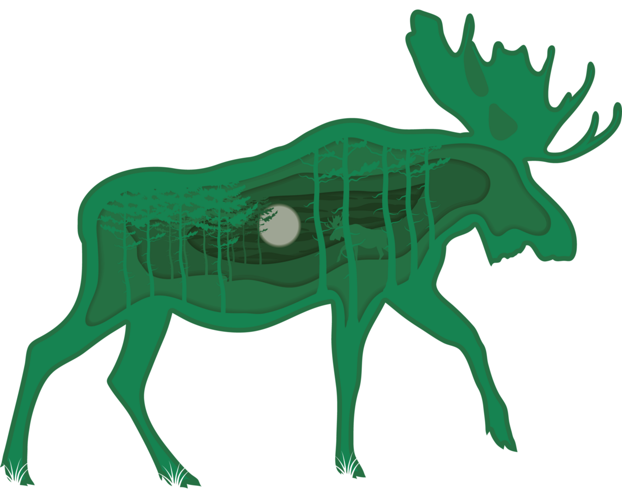 eland papier kunst png