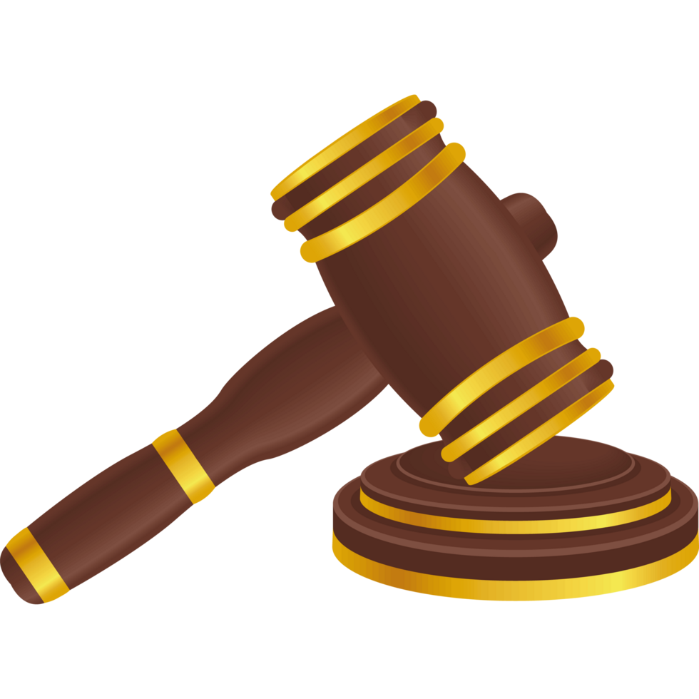 wooden hammer gavel png