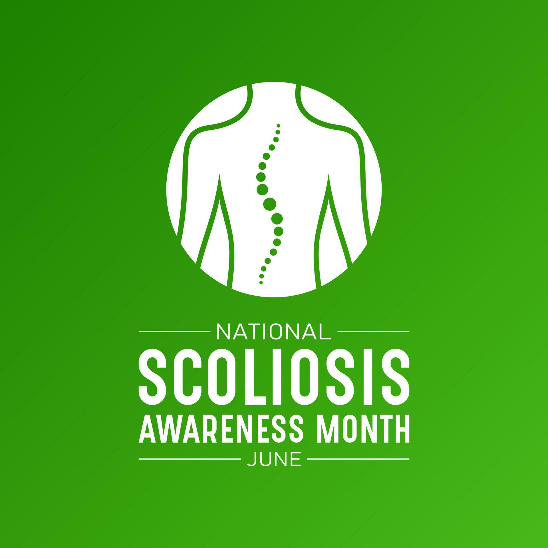 National scoliosis awareness month is observed every year in june. June