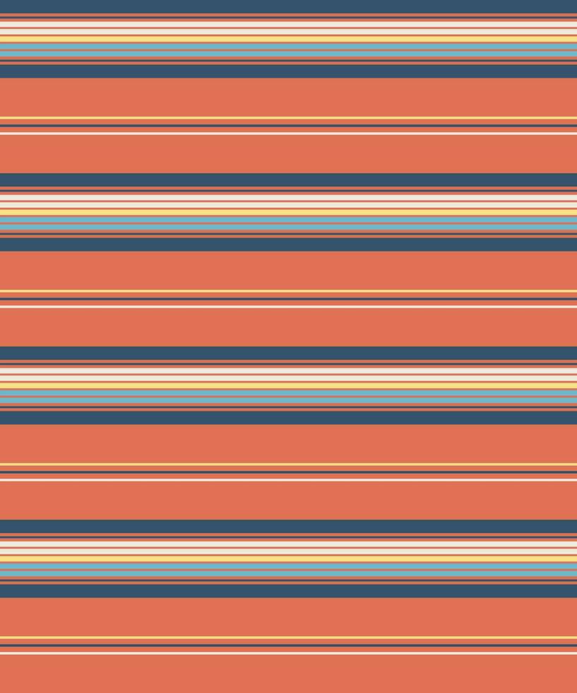 Colorful horizontal striped seamless vector illustration pattern background.