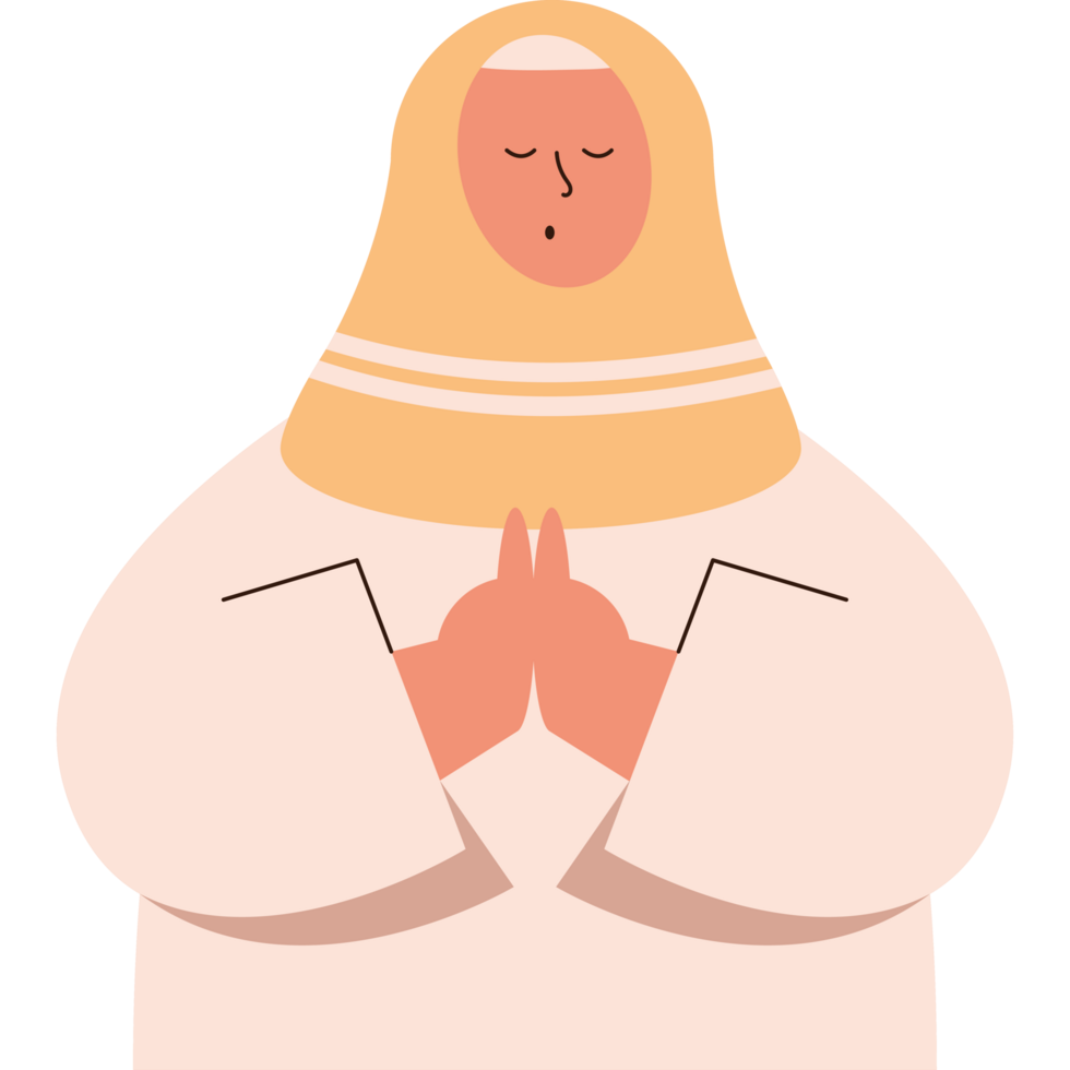 muslim woman praying png
