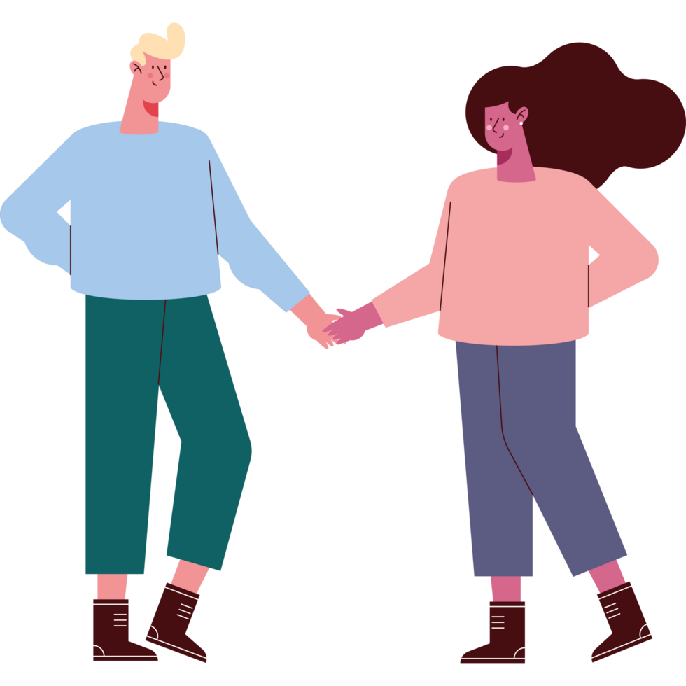 lovers couple walking png