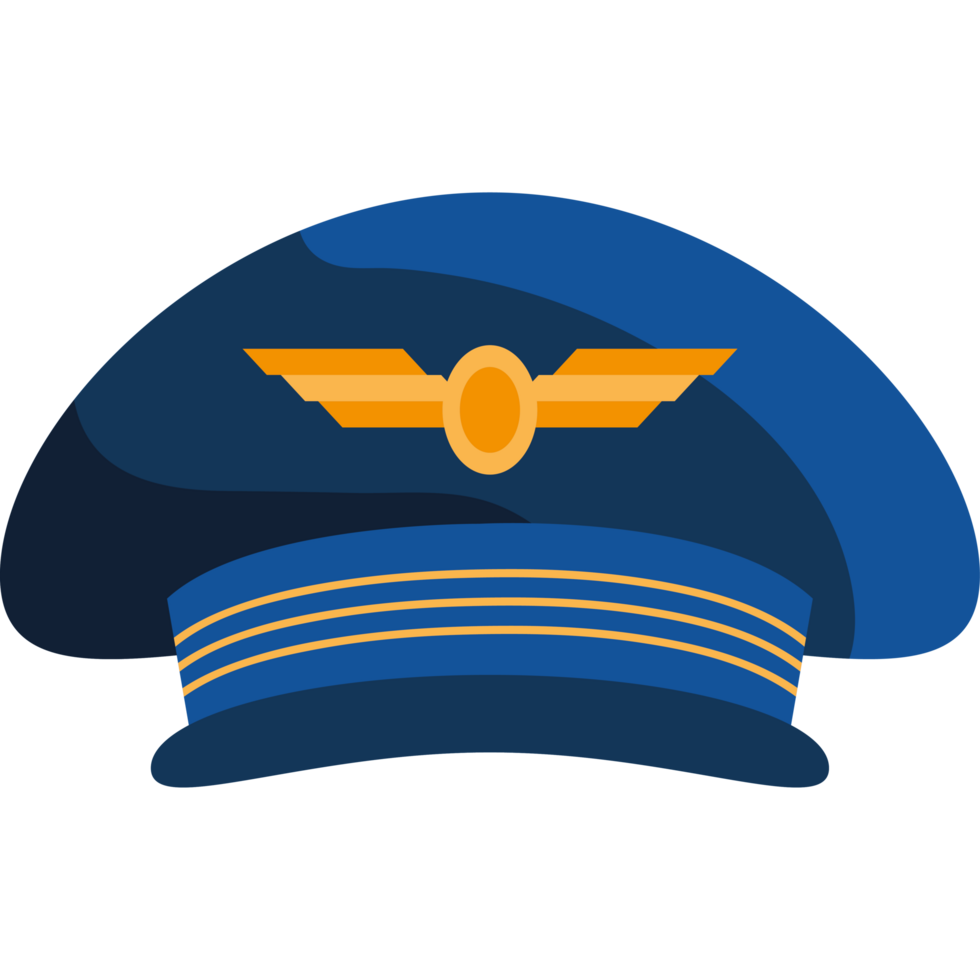 captain airplane pilot hat png