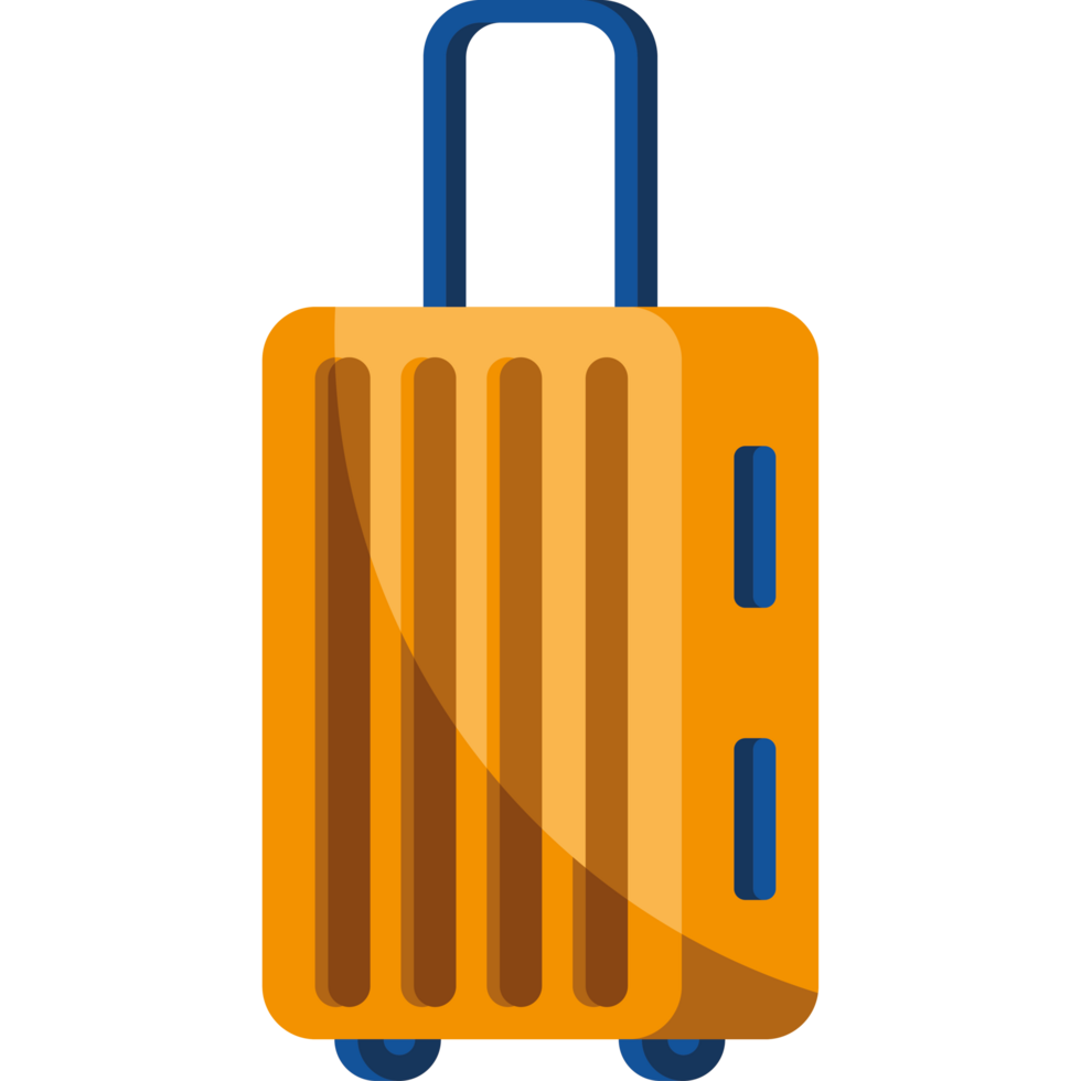 yellow suitcase travel png