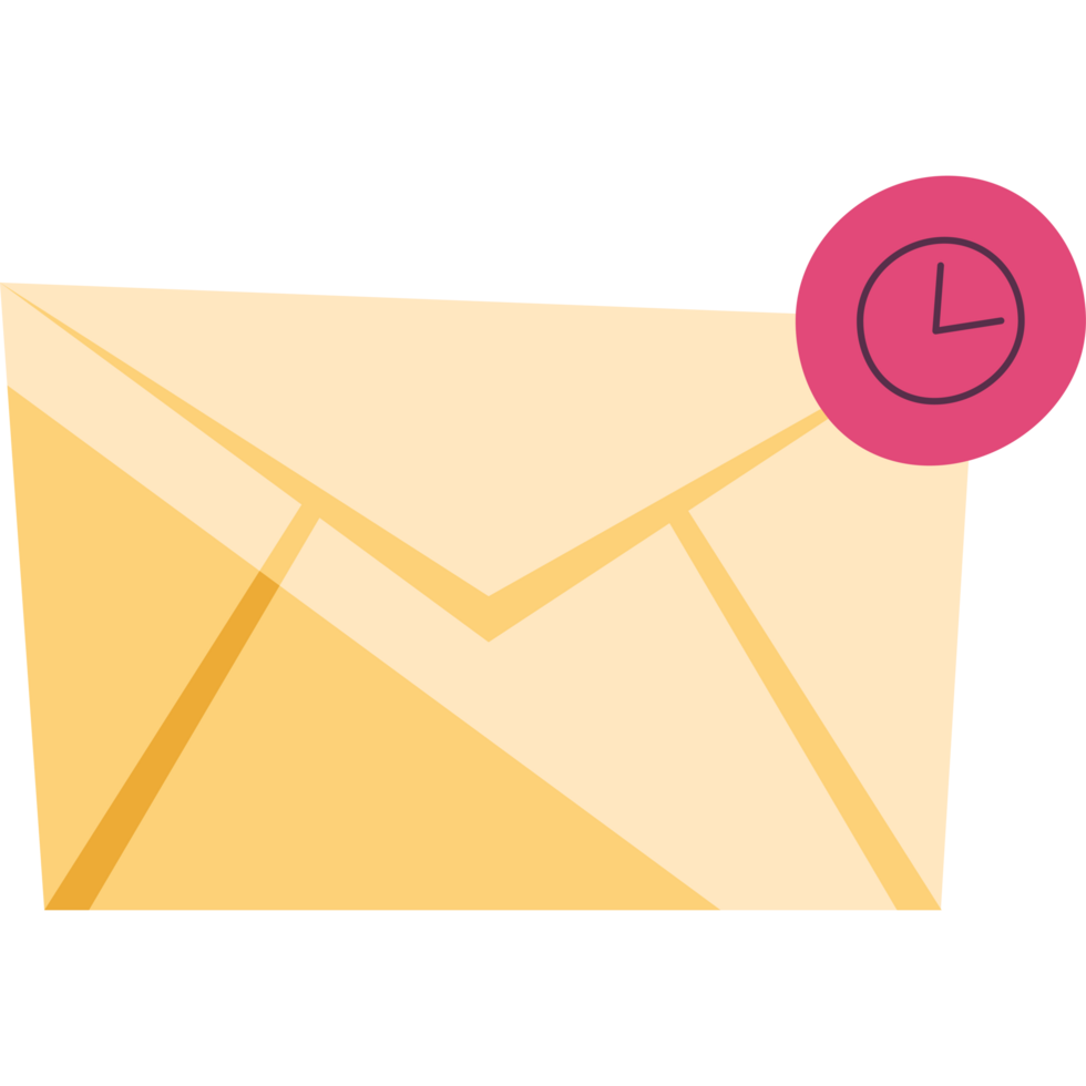 envelope mail with timer png