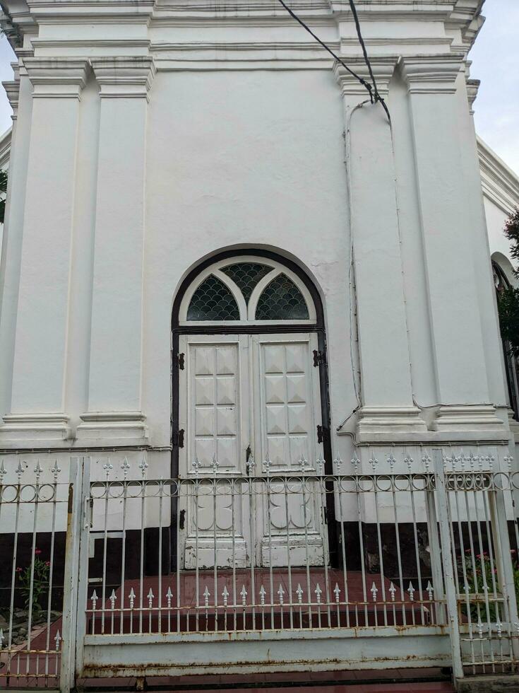 catedral de antiguo pueblo en semarang central Java. el foto es adecuado a utilizar para religión contenido medios de comunicación y antecedentes.