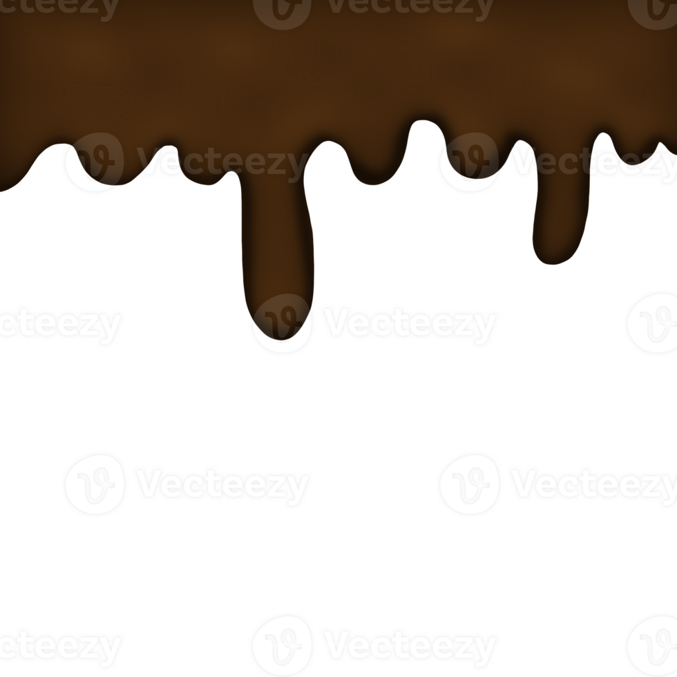 Dripping Chocolate Illustration png
