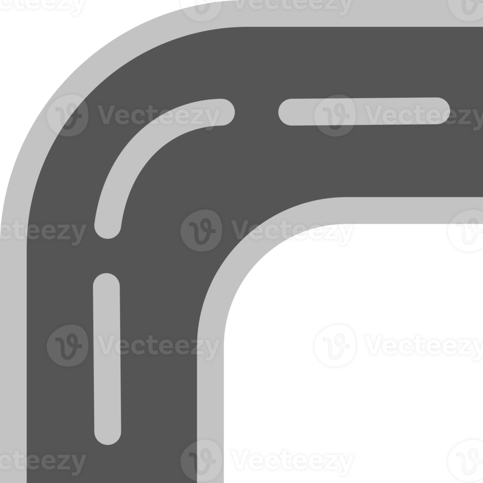 weg straat Rechtdoor beurt png