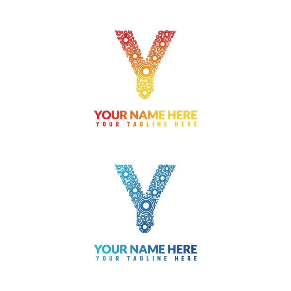 y letra logo o y texto logo y y palabra logo diseño. vector