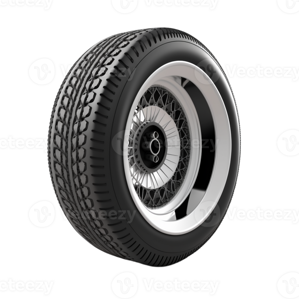 Car tire isolated on background. png