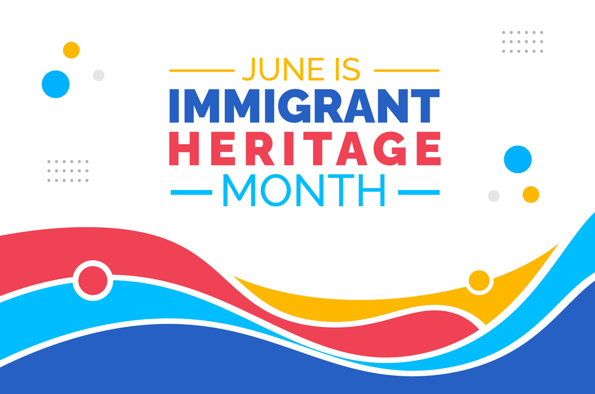 Immigrant Heritage Month Background Or Banner Design Template immigrant-heritage-month-background-or-banner-design-template