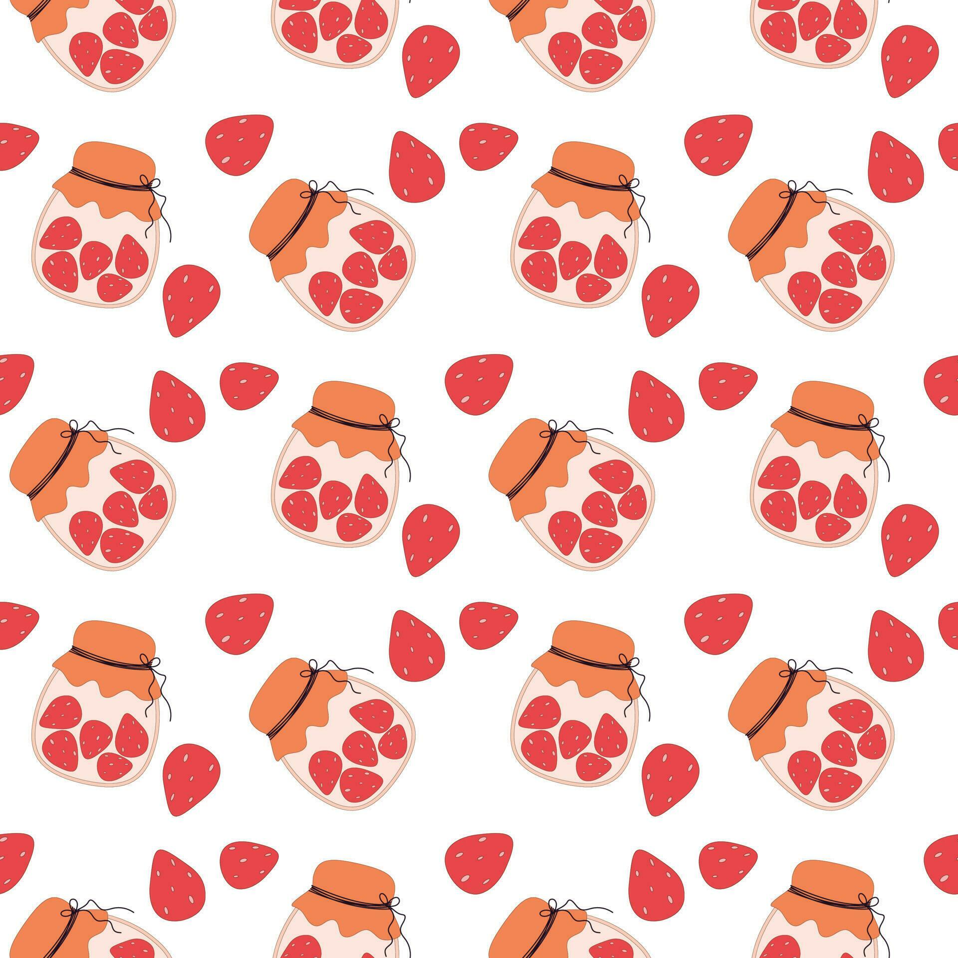 Jam Pattern jar with jam pattern 24100079 Vector Art at Vecteezy