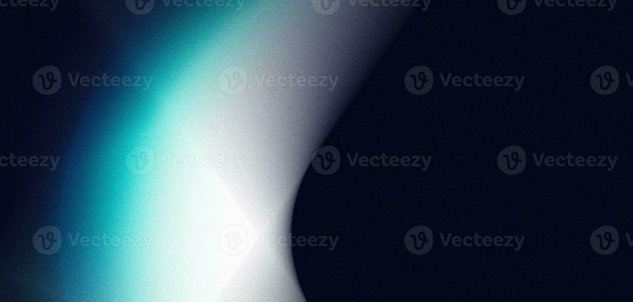 Blue white black grain textured minimal dark webpage header banner design, glowing light abstract wave copy space photo