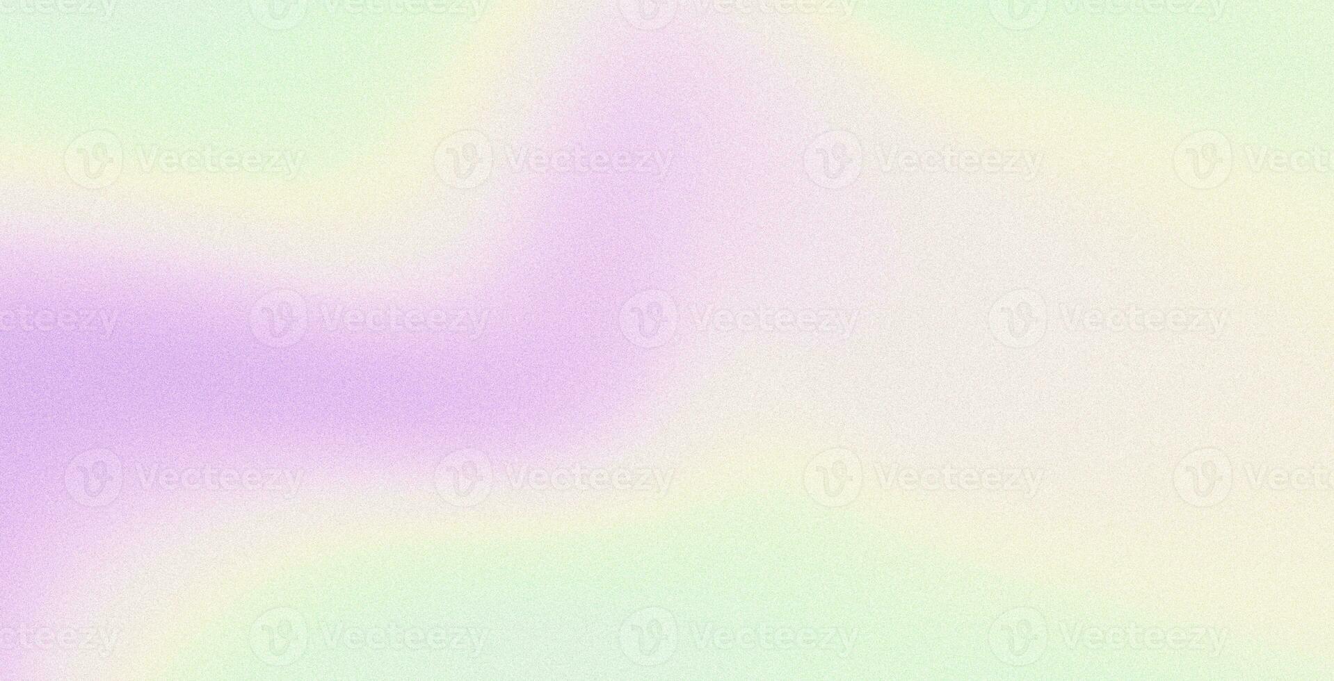 Purple yellow grainy texture holographic abstract banner cover header design, pastel colors gradient background photo