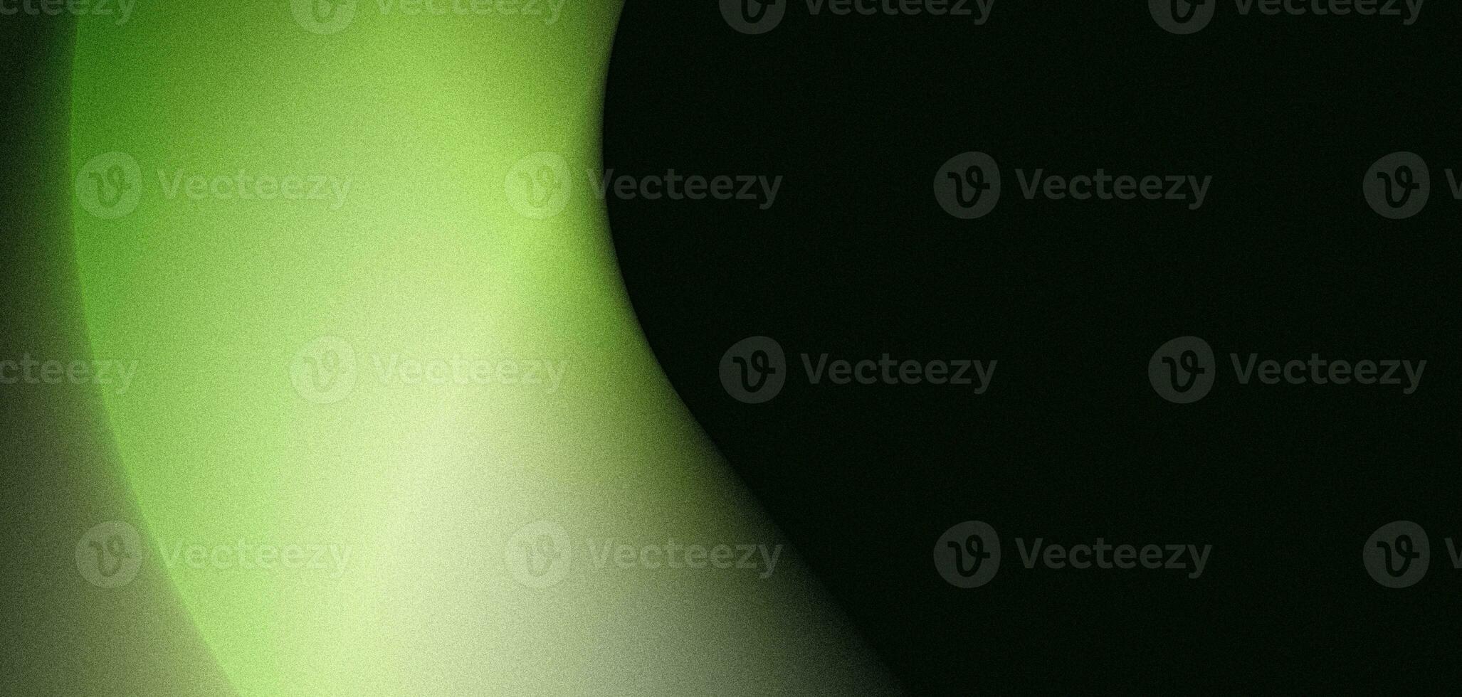 Green abstract glowing light color gradient shape background black grainy backdrop web landing page header banner design copy space photo