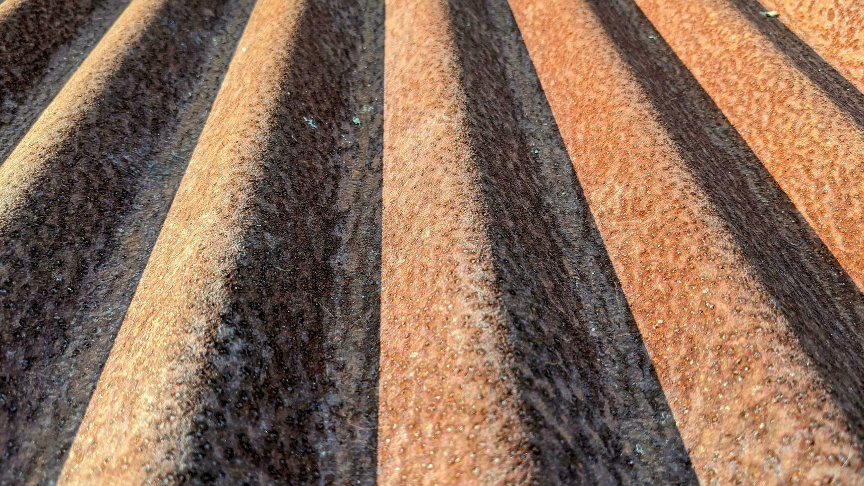 rusty orange zinc roof texture photo