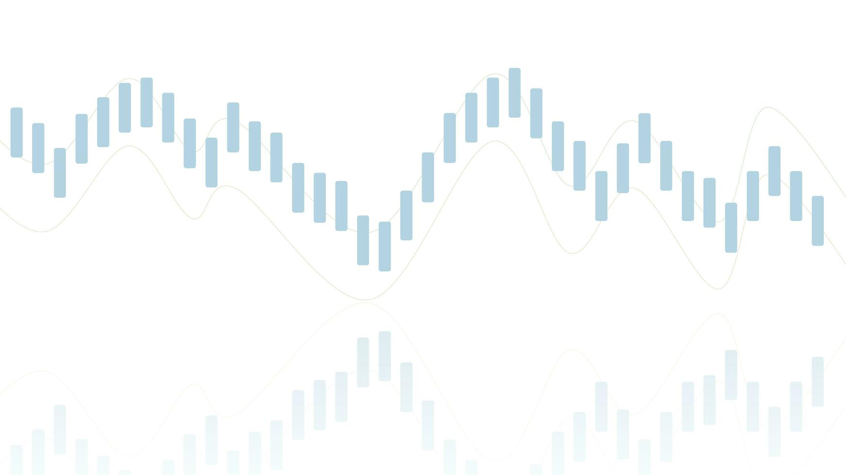 Business candle stick graph chart of stock market investment trading on white background photo