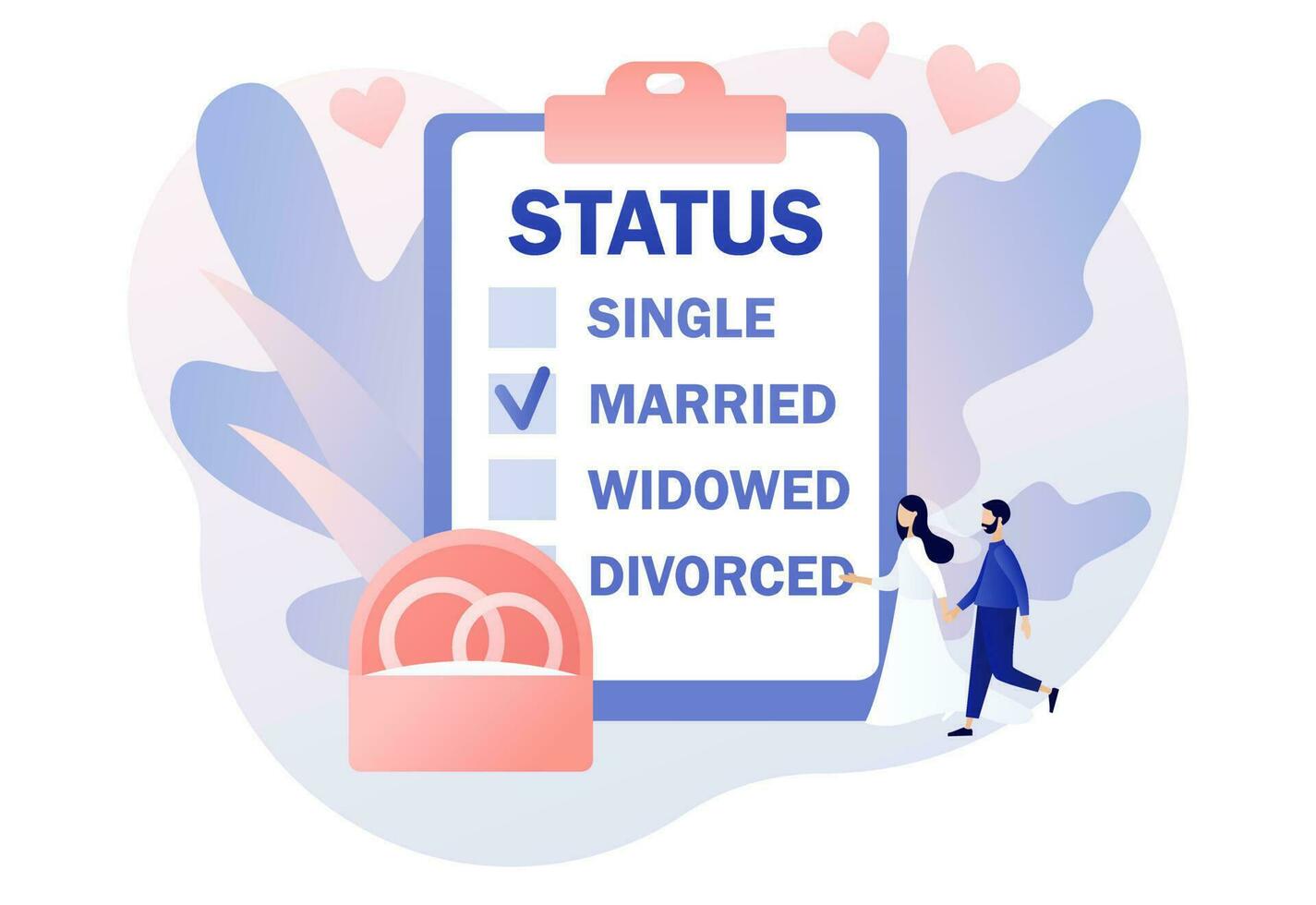 Marital status of couple Legal status change Checkbox list with Marital status of couple Legal status change Checkbox list with
