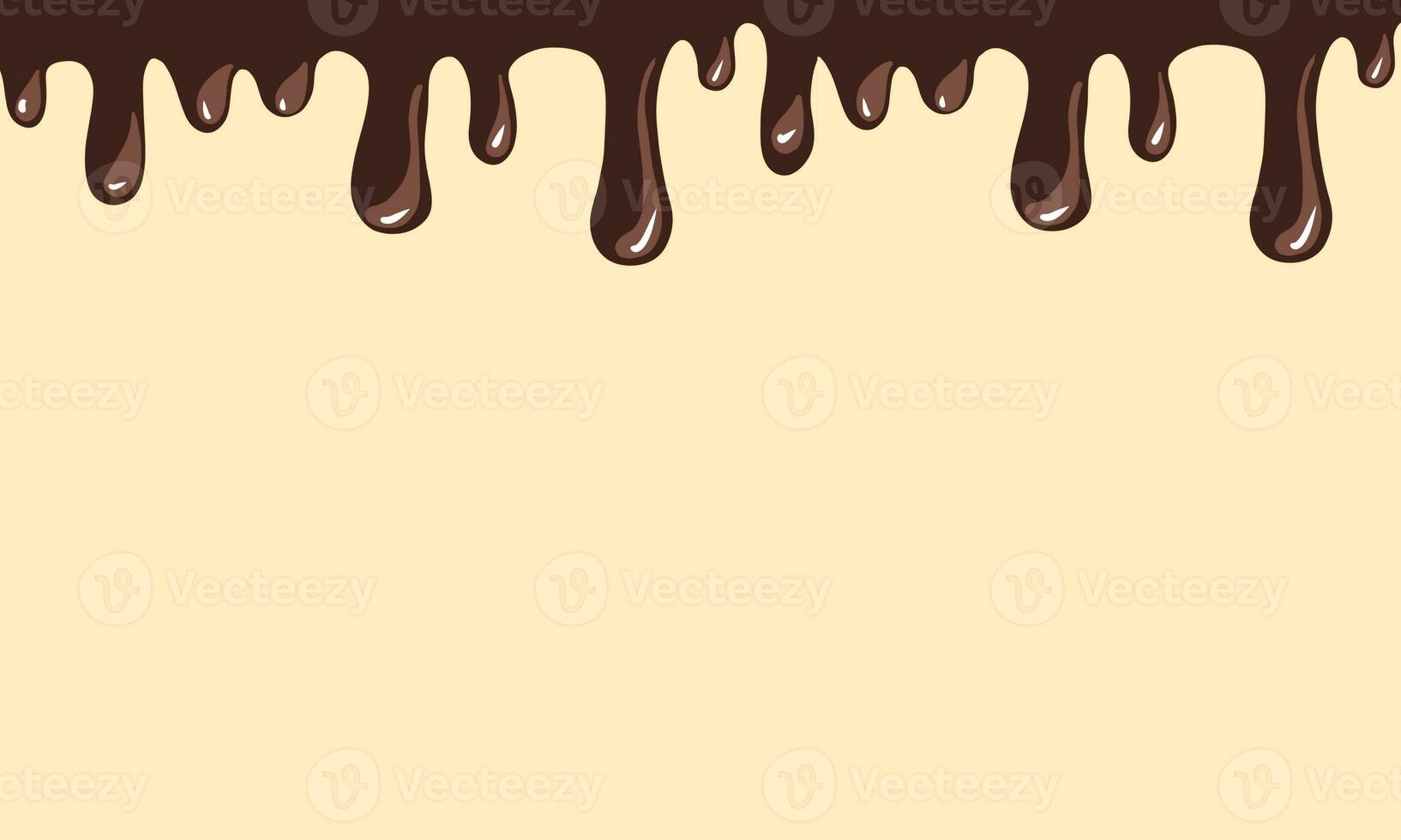 Chocolate Melting With Waffle Background photo