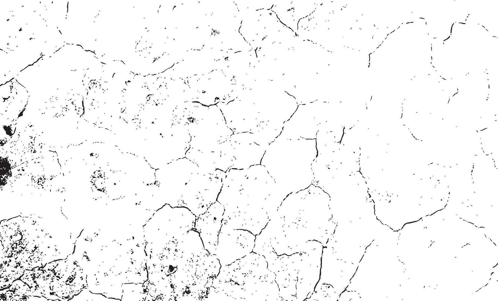 Black grunge effect on white background, cracked ground, ground  distress texture, damage texture, scratch texture, grunge texture for overlay design extra effect, vector