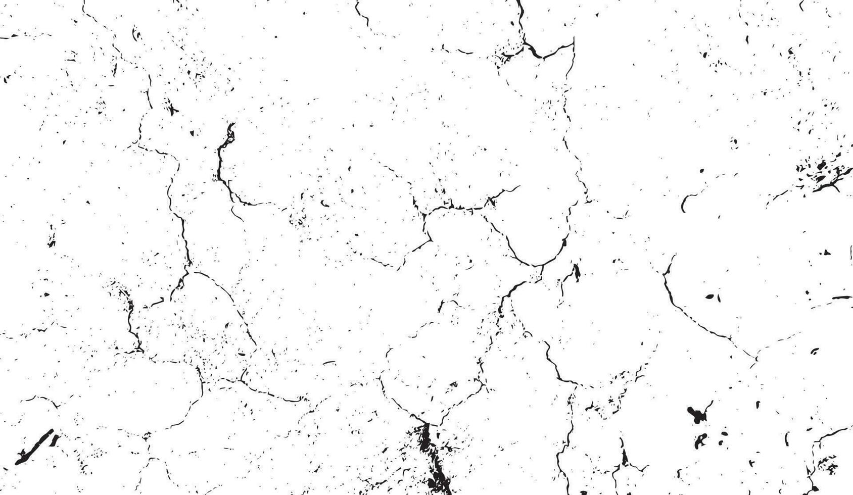 Black grunge effect on white background, cracked ground, ground  distress texture, damage texture, scratch texture, grunge texture for overlay design extra effect, vector