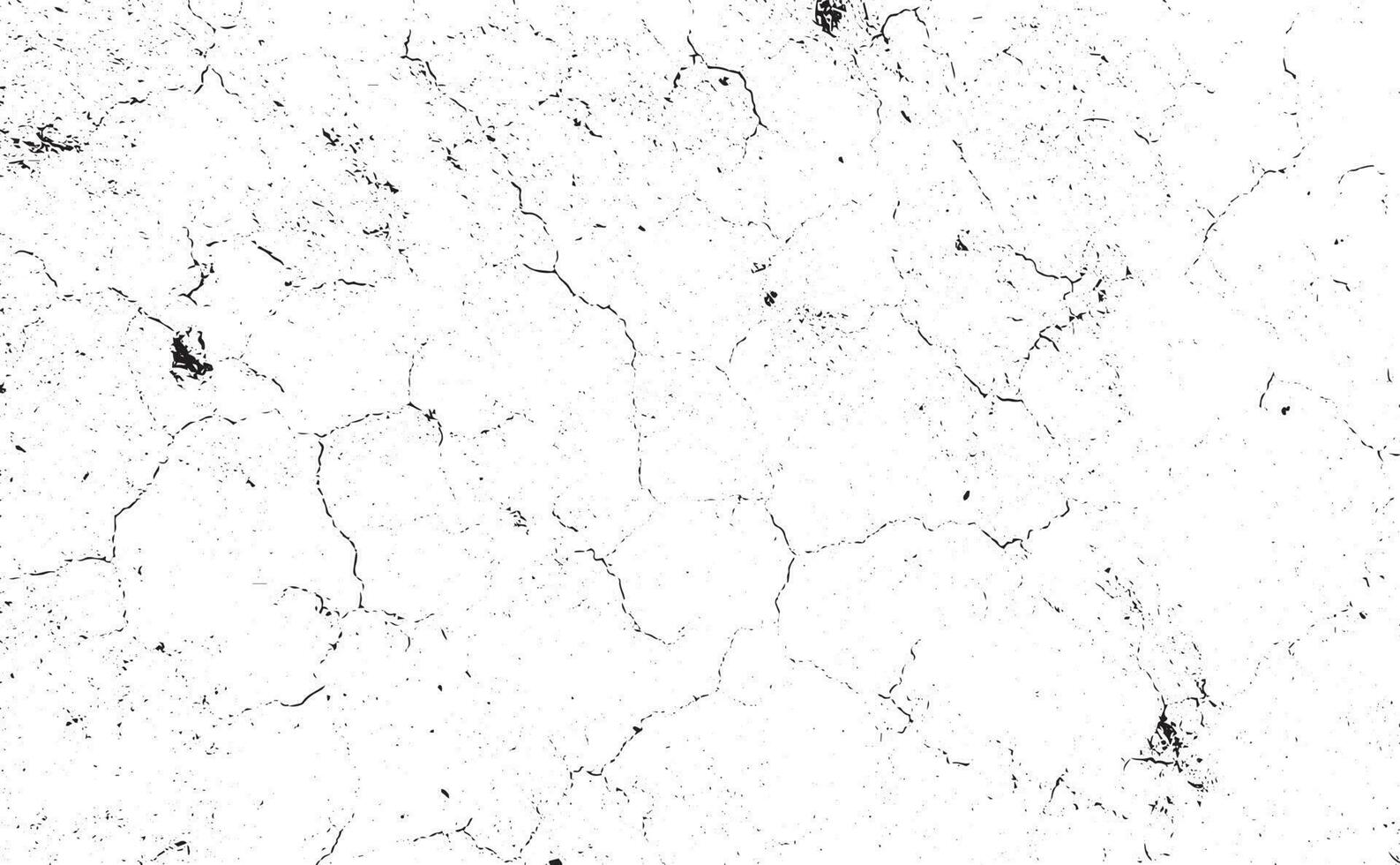 Black grunge effect on white background, cracked ground, ground  distress texture, damage texture, scratch texture, grunge texture for overlay design extra effect, vector