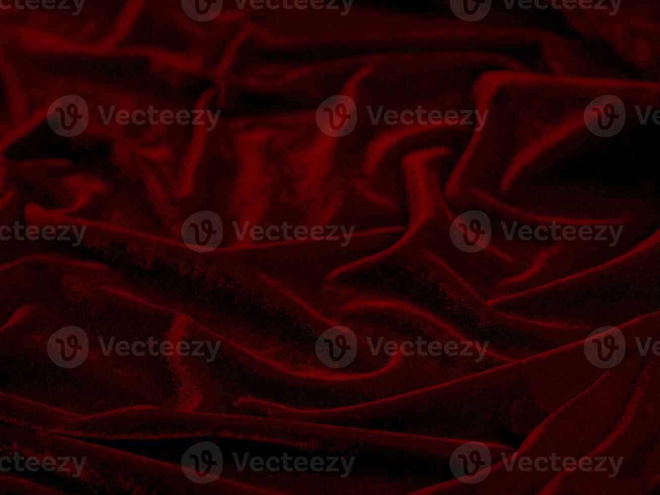 red velvet fabric texture used as background. Empty red fabric background of soft and smooth textile material. There is space for text.. photo