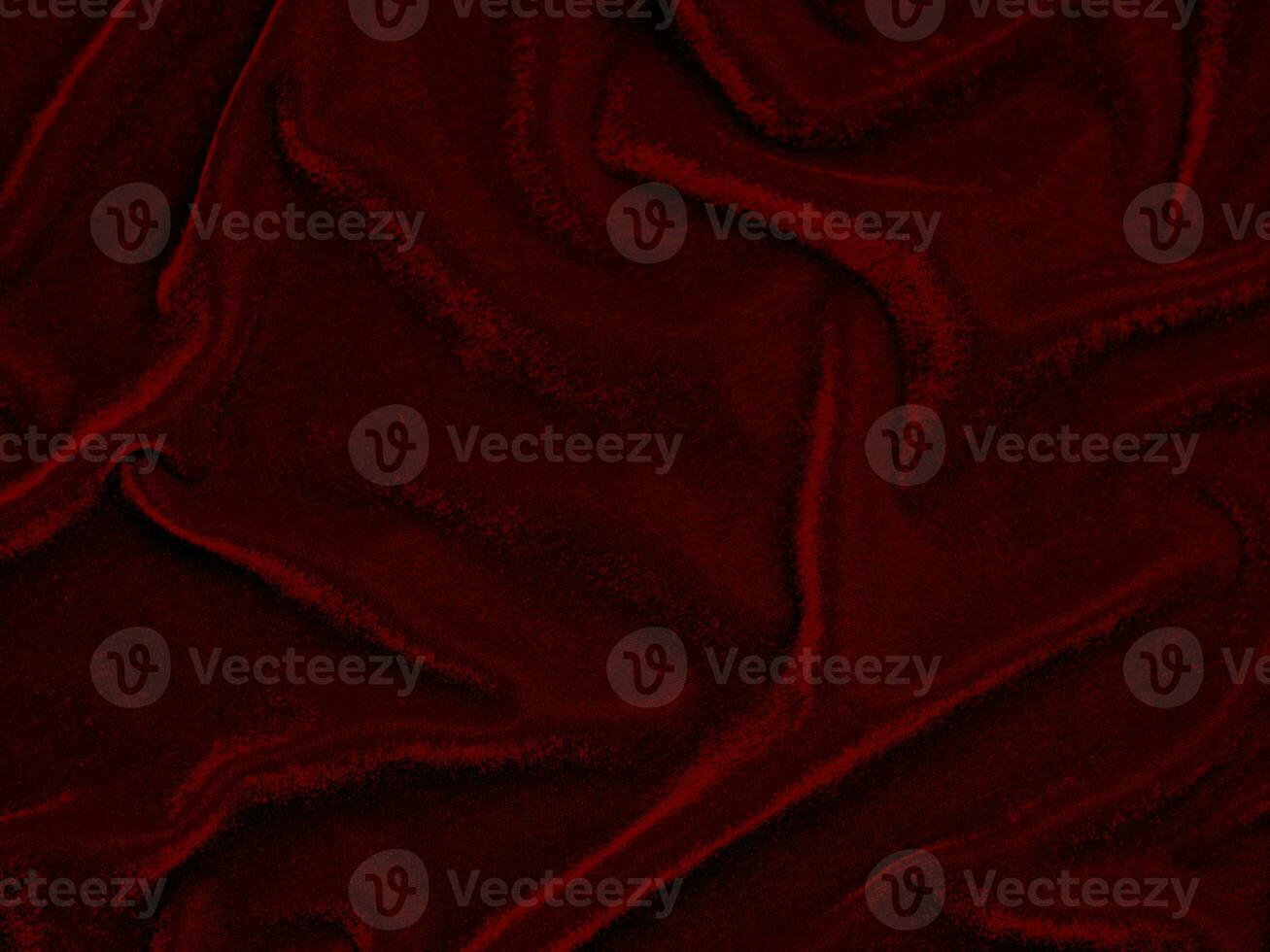 textura de tela de terciopelo rojo utilizada como fondo. fondo de tela roja vacía de material textil suave y liso. hay espacio para el texto.. foto