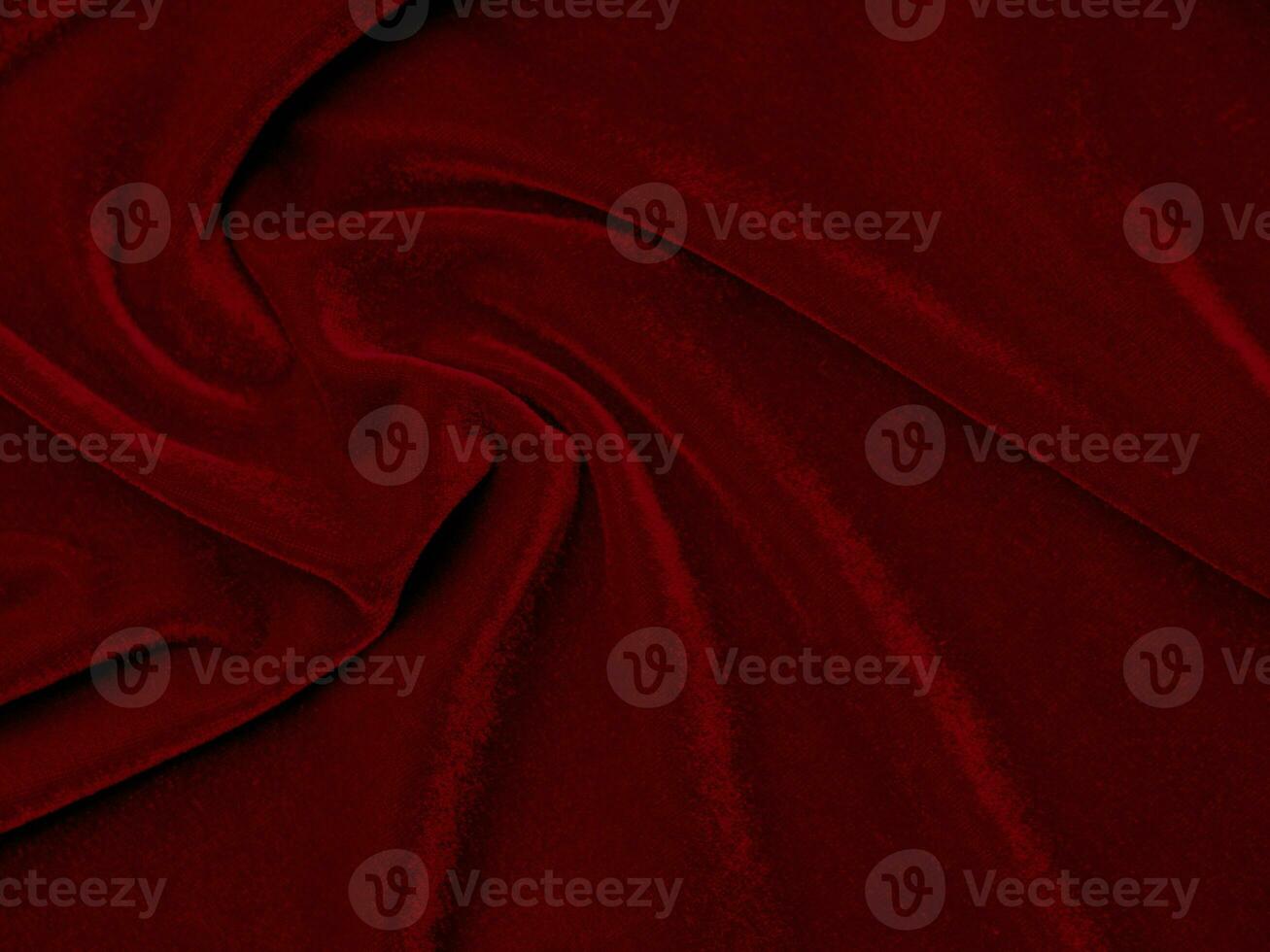 red velvet fabric texture used as background. Empty red fabric background of soft and smooth textile material. There is space for text.. photo