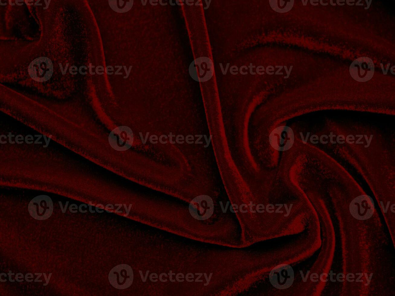 red velvet fabric texture used as background. Empty red fabric background of soft and smooth textile material. There is space for text.. photo