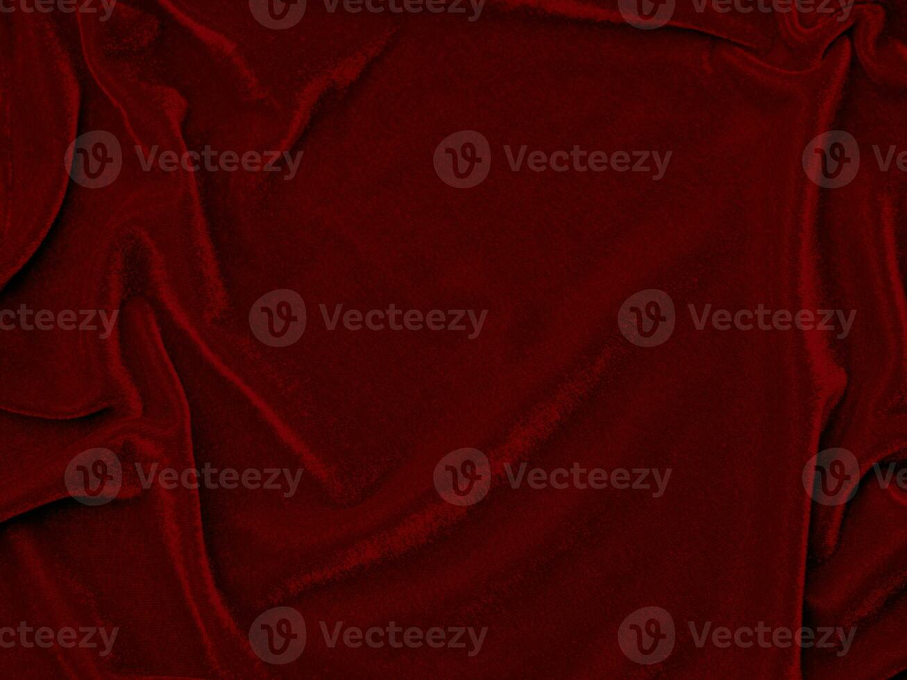 red velvet fabric texture used as background. Empty red fabric background of soft and smooth textile material. There is space for text.. photo