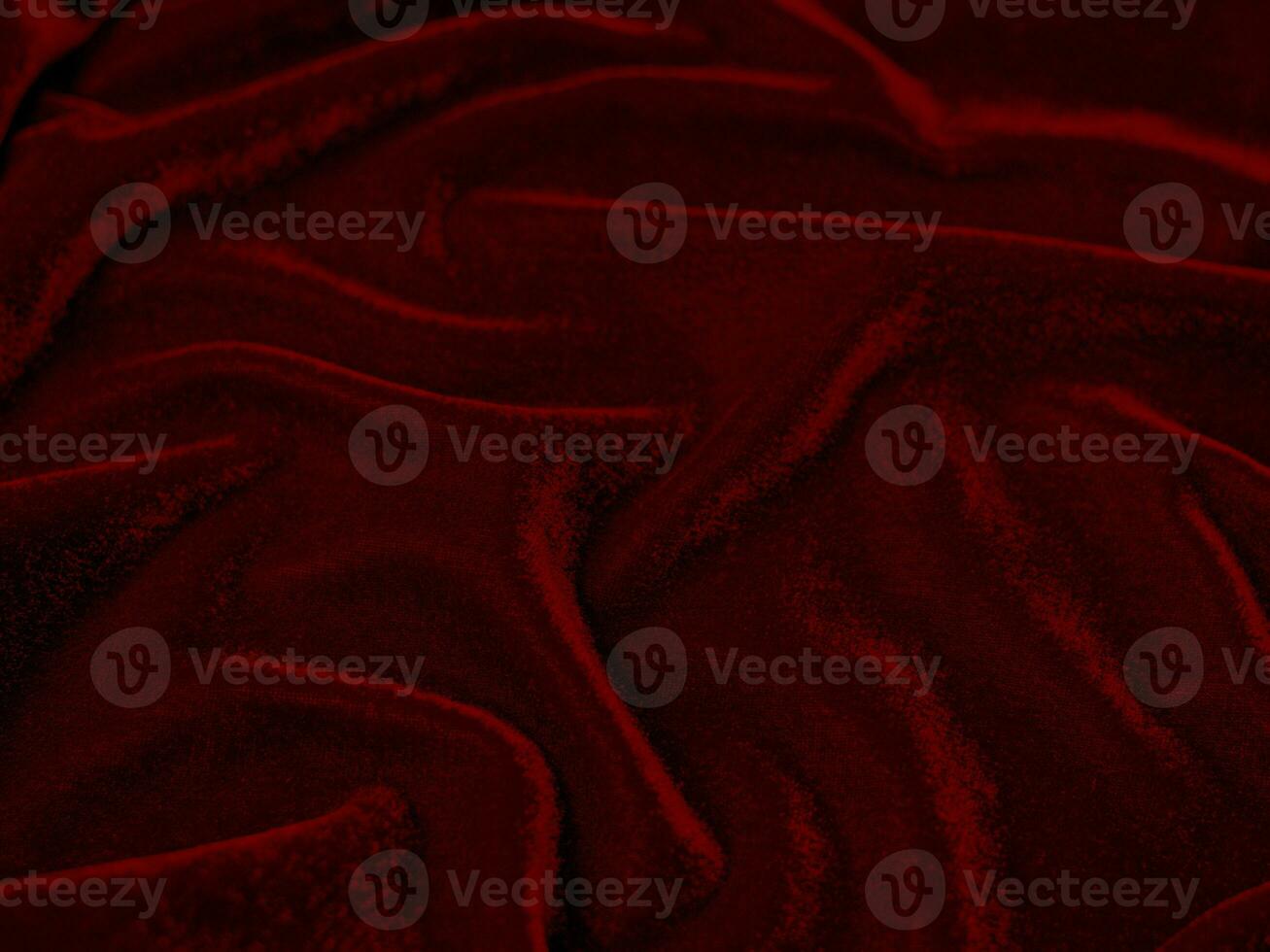 red velvet fabric texture used as background. Empty red fabric background of soft and smooth textile material. There is space for text.. photo