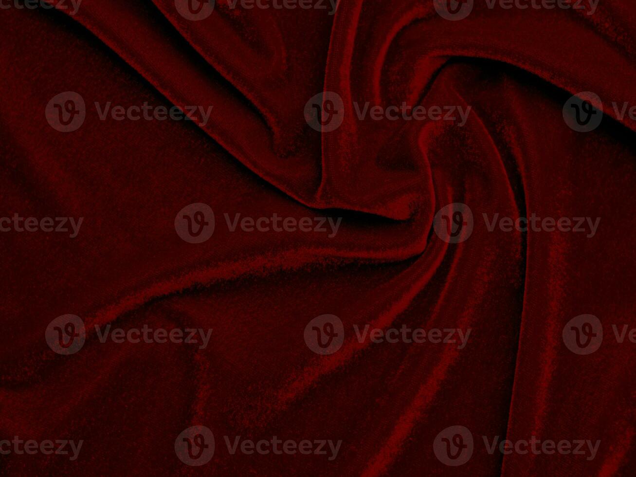 red velvet fabric texture used as background. Empty red fabric background of soft and smooth textile material. There is space for text.. photo