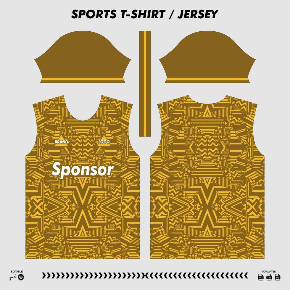 Vector tshirt sport design, sublimation jersey